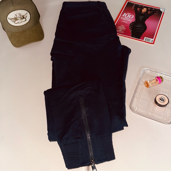 MICHAEL KORS Navy Cotton Cargo Pants - Picture 3 of 3